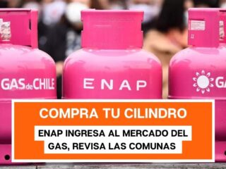 ENAP entra al mercado del gas: Éstas comunas venderán sus Cilindros