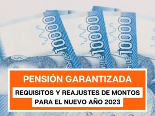 Pensión Garantizada Universal: Esta es la fecha en que se reajustará el monto