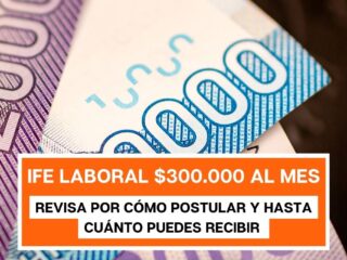 IFE Laboral $300.000 mensual tiene pago: ¿Cómo postular al beneficio?