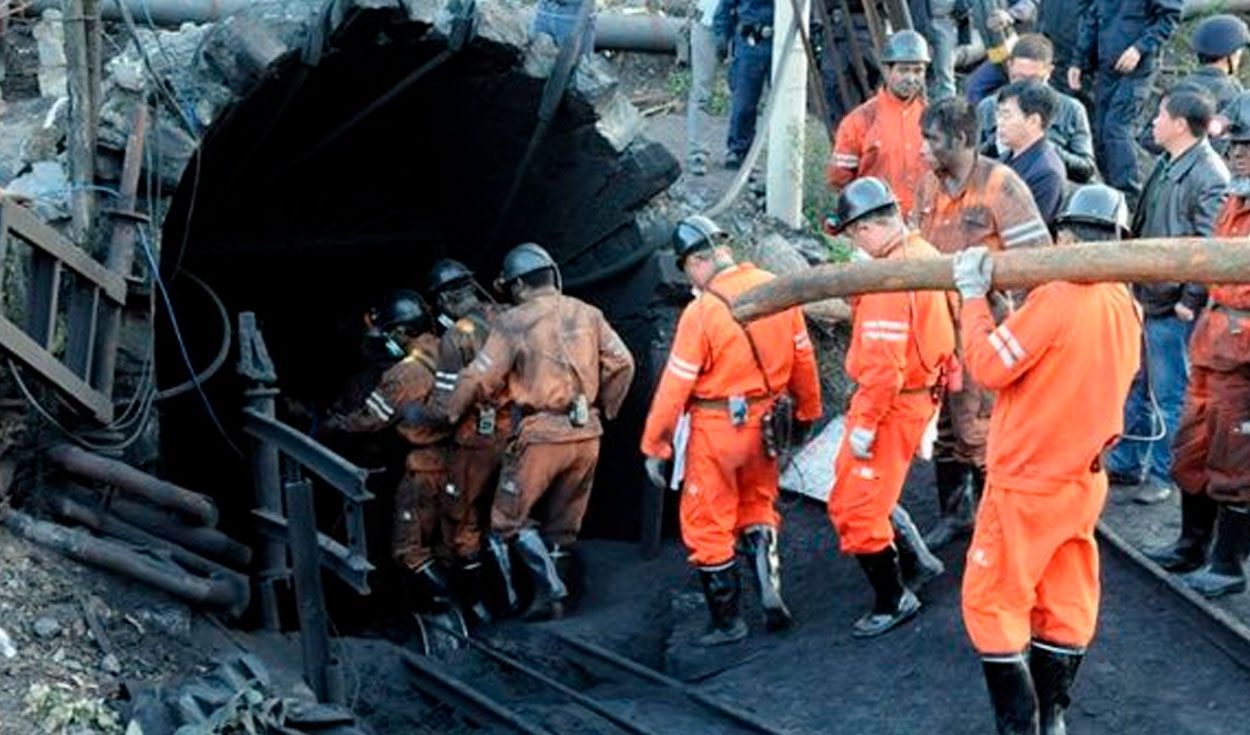 Derrumbe en mina de oro en China deja 18 personas atrapadas: se inician labores de rescate