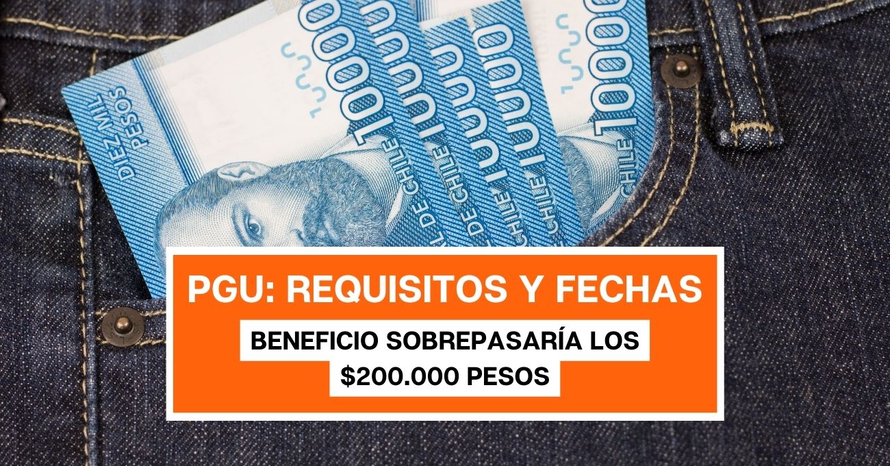 PGU: Beneficio llegaría hasta los $206.173