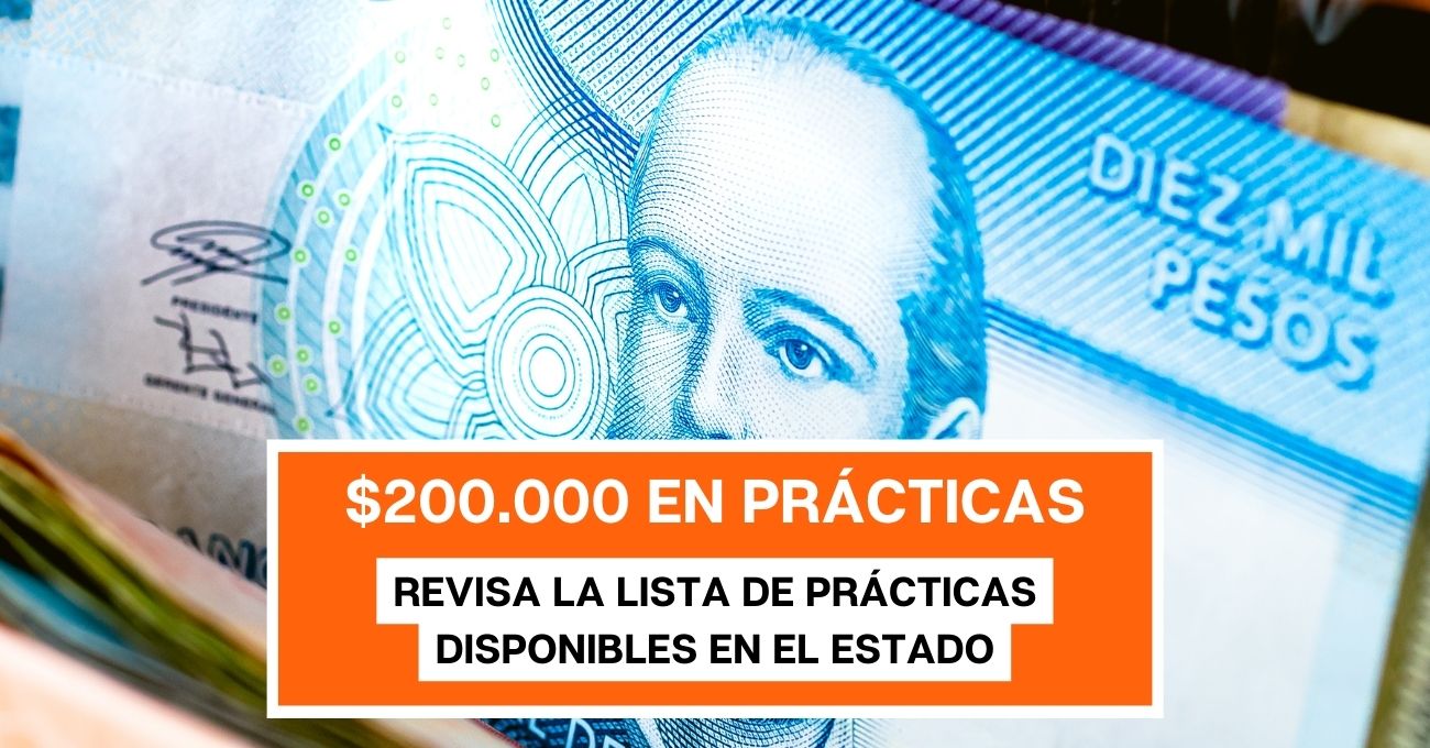 Sueldos de hasta $200 mil: ¿Qué prácticas profesionales y técnicas ofrece el Estado?