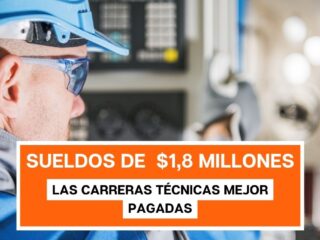 Sueldos de casi $1,8 millones: Estas son las carreras técnicas mejor pagadas al segundo año de egreso