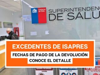 Fechas de pago de la devolución de excedentes de Isapres: conoce el detalle