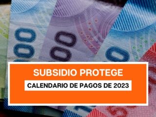 Subsidio Protege: calendario de pagos de 2023