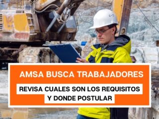 AMSA busca trabajadores, revisa la lista de puestos disponibles