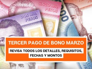 Tercer Pago de Bono Marzo 2023: ¿Cuándo es y quiénes lo reciben?