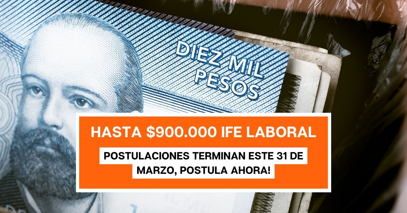 Hasta $900.000: Última semana para postular a IFE Laboral