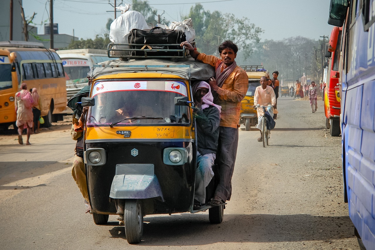 rickshaw, travel, taxi