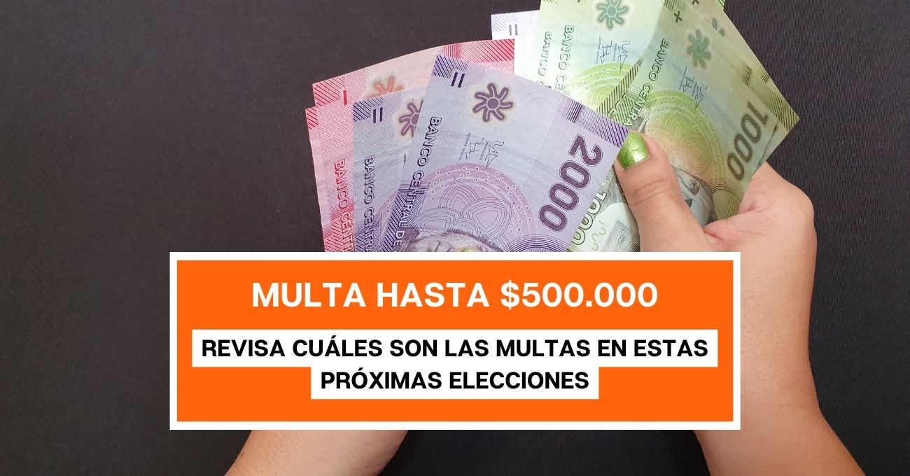 Multas hasta $500.000 por no cumplir en elecciones de consejeros constitucionales