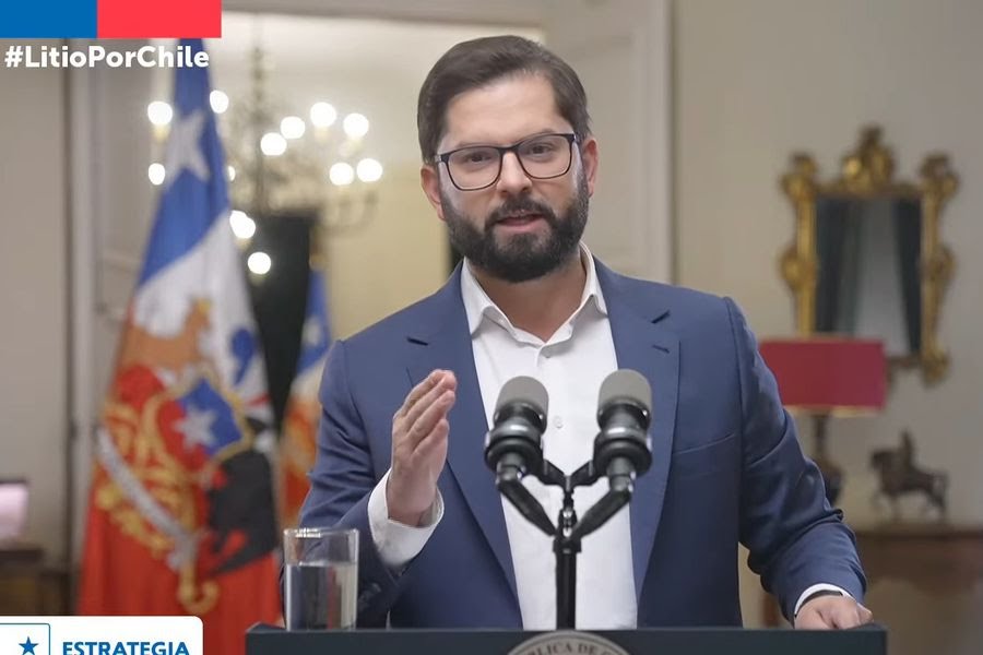 Presidente Boric presenta Estrategia Nacional del Litio en cadena nacional