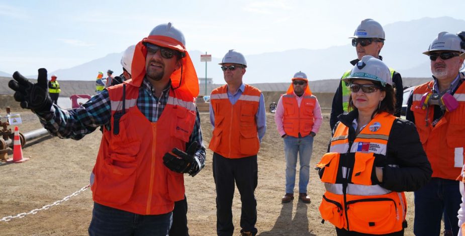 Relaves deshidratados: Ministra de Minería destaca innovador sistema que permite mayor eficiencia en el uso del agua