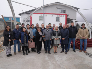 Trabajadores de Collahuasi inauguran nuevas instalaciones de Escuela San Antonio de Tomé tras resultar destruida por los incendios forestales