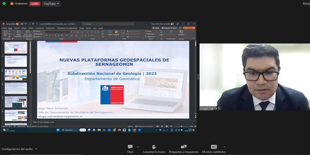 Sernageomin presenta nuevas herramientas que contribuyen al conocimiento geocientífico del país