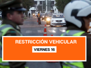Restricción vehicular, viernes 16 de junio en Santiago: qué autos no pueden circular