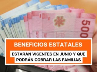 De bonos a subsidios: 5 beneficios estatales que estarán vigentes en junio y que podrán cobrar las familias