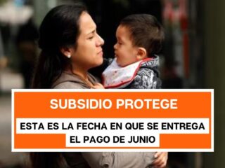 Subsidio Protege: Esta es la fecha en que se entrega el pago de junio