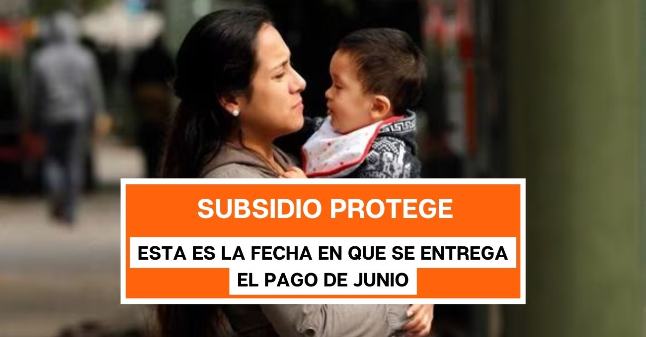 Subsidio Protege: Esta es la fecha en que se entrega el pago de junio