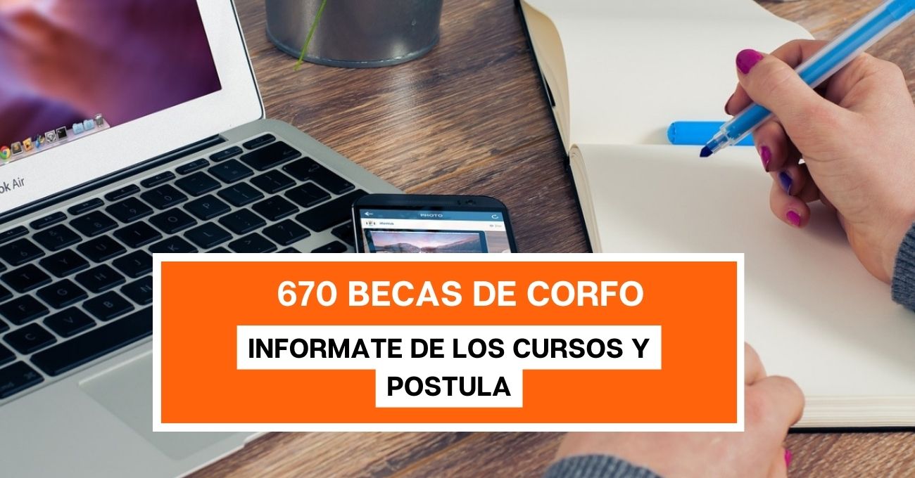 Corfo habilita más de 670 becas: ¿A qué cursos puedo postular?