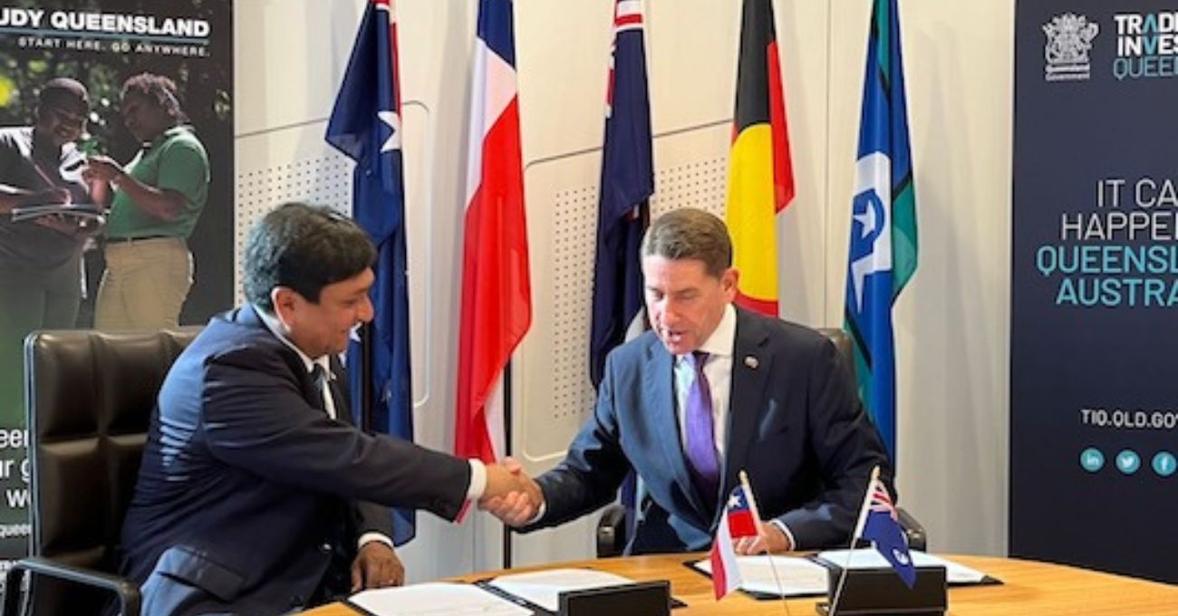 Gobierno Regional de Antofagasta firma convenio con Gobierno de Queensland-Australia para fortalecer e impulsar el desarrollo bilateral