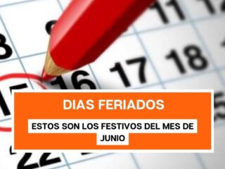 Dos feriados y uno será fin de semana largo: Estos son los festivos del mes de junio
