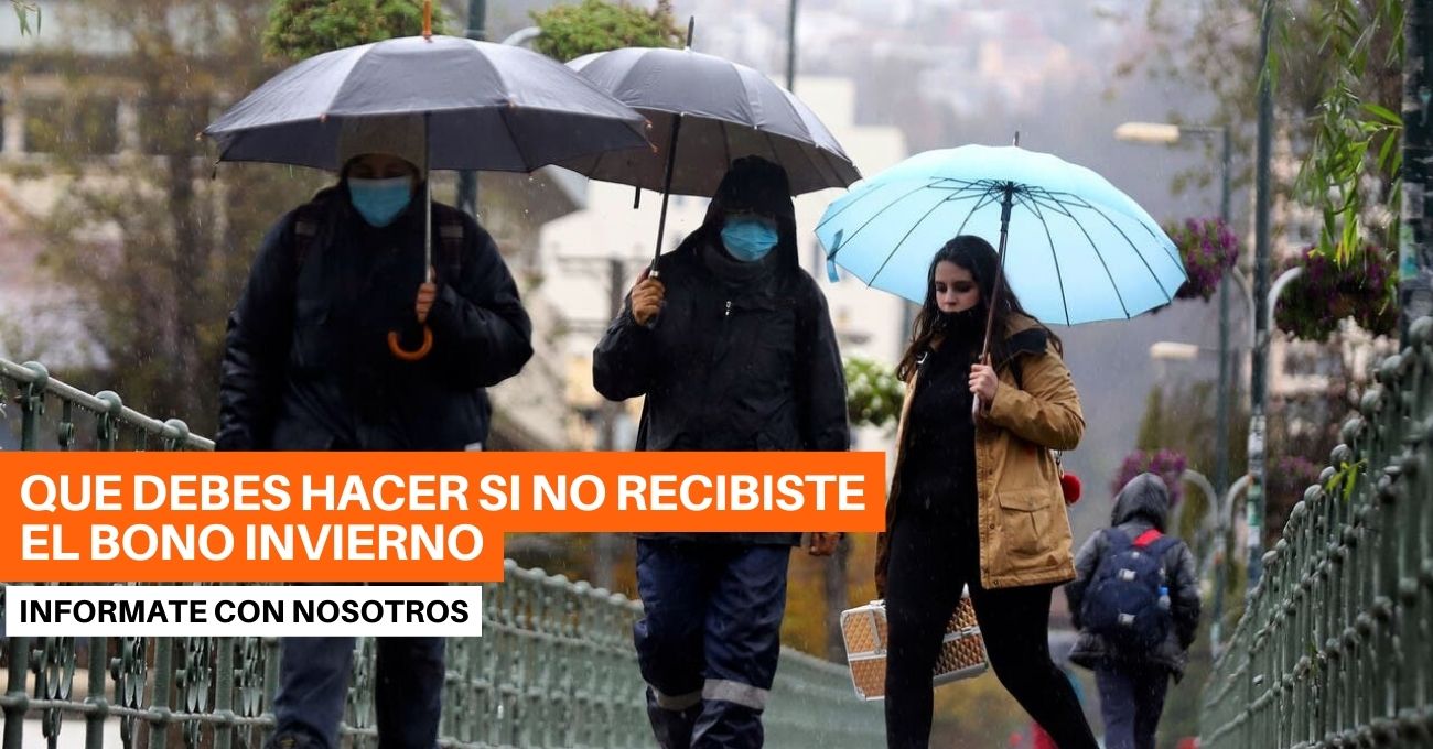 ¿Qué pasa si no recibí el Bono Invierno Extraordinario y sí cumplo los requisitos?