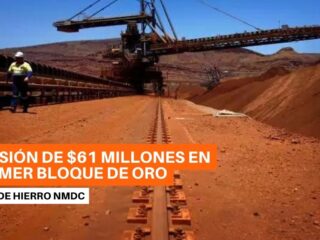 La minera estatal india NMDC planea invertir en primer bloque de oro