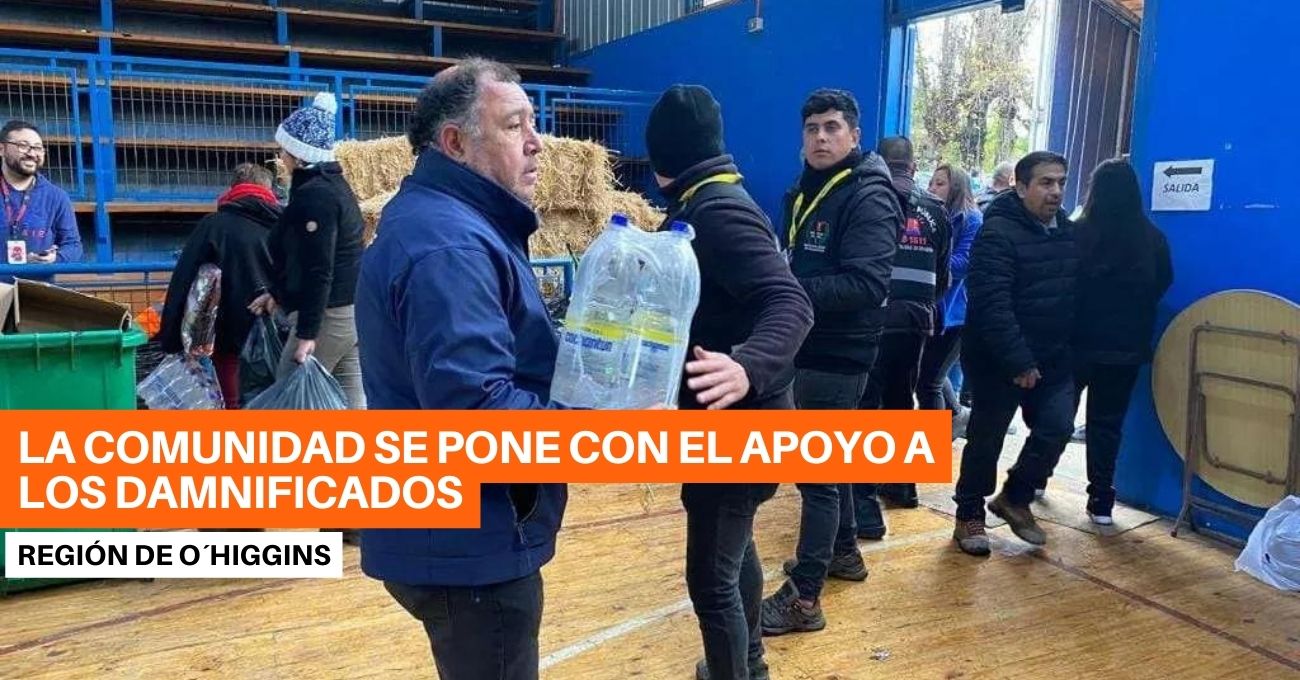 La comunidad se une para ayudar a los afectados por las inundaciones en O’Higgins