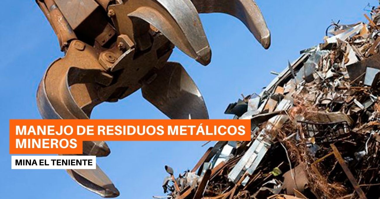 Proyecto para manejar y compactar los residuos metálicos extraídos de la mina El Teniente