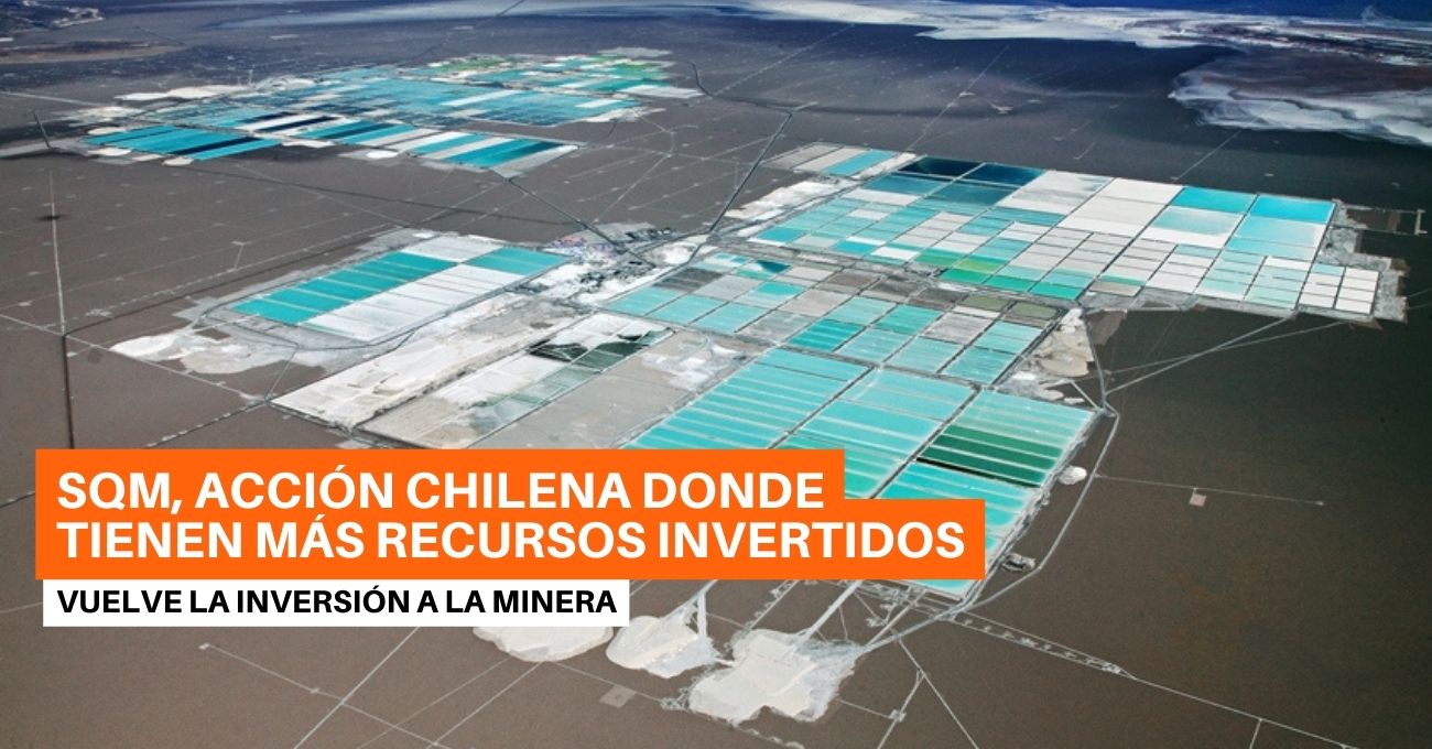 SQM la acción chilena donde las AFP tienen más recursos invertidos