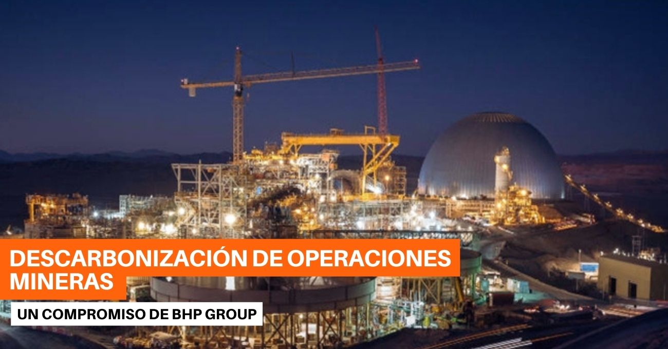 BHP Group presenta un plan para descarbonizar sus operaciones mineras