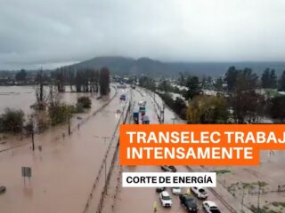 Transelec trabaja intensamente para reparar estructura en línea de alta tensión que colapsó por crecida de Río Tinguiririca
