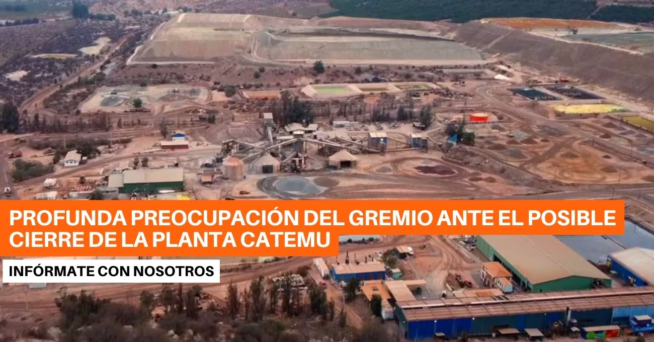 Ante eventual cierre de Planta Catemu, Sonami expresa su preocupación