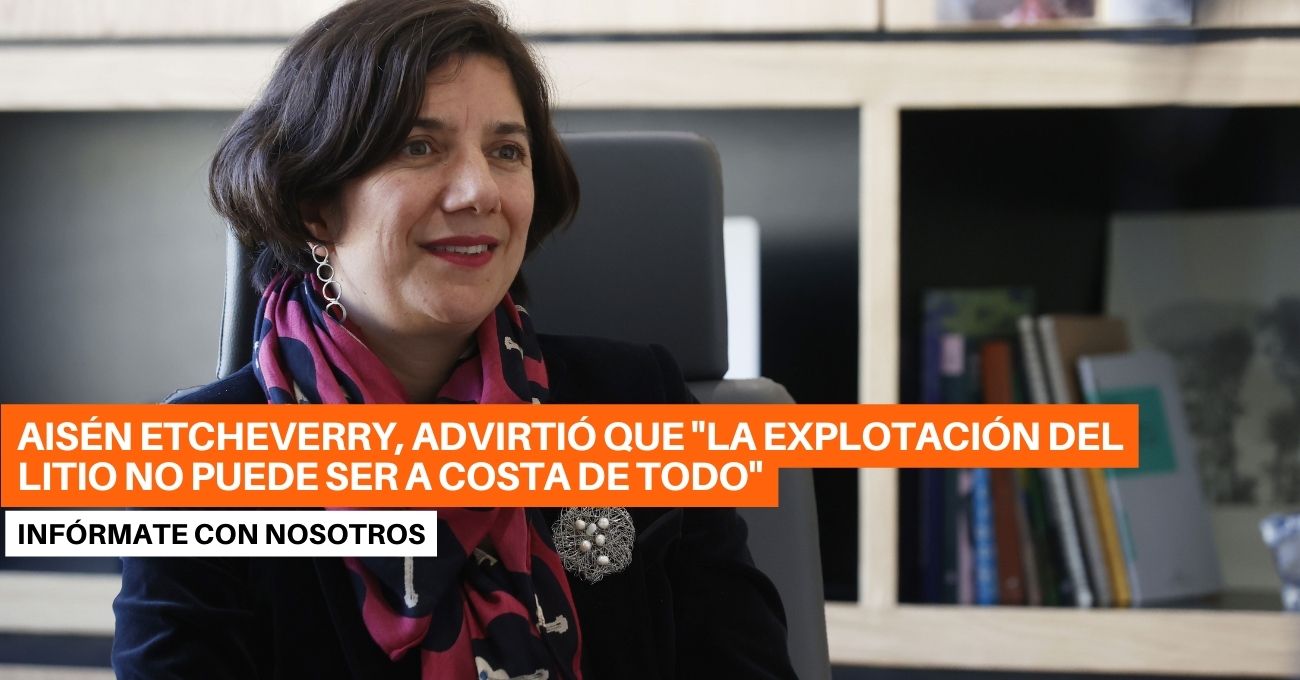 Ministra de Ciencia dice que explotación del litio "no puede ser a costa de todo" y se debe considerar a las "generaciones futuras"