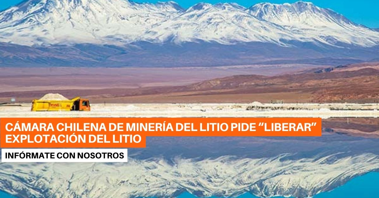 Cámara Chilena de Minería del Litio pide “liberar” explotación y alerta que actual política “es expropiatoria”