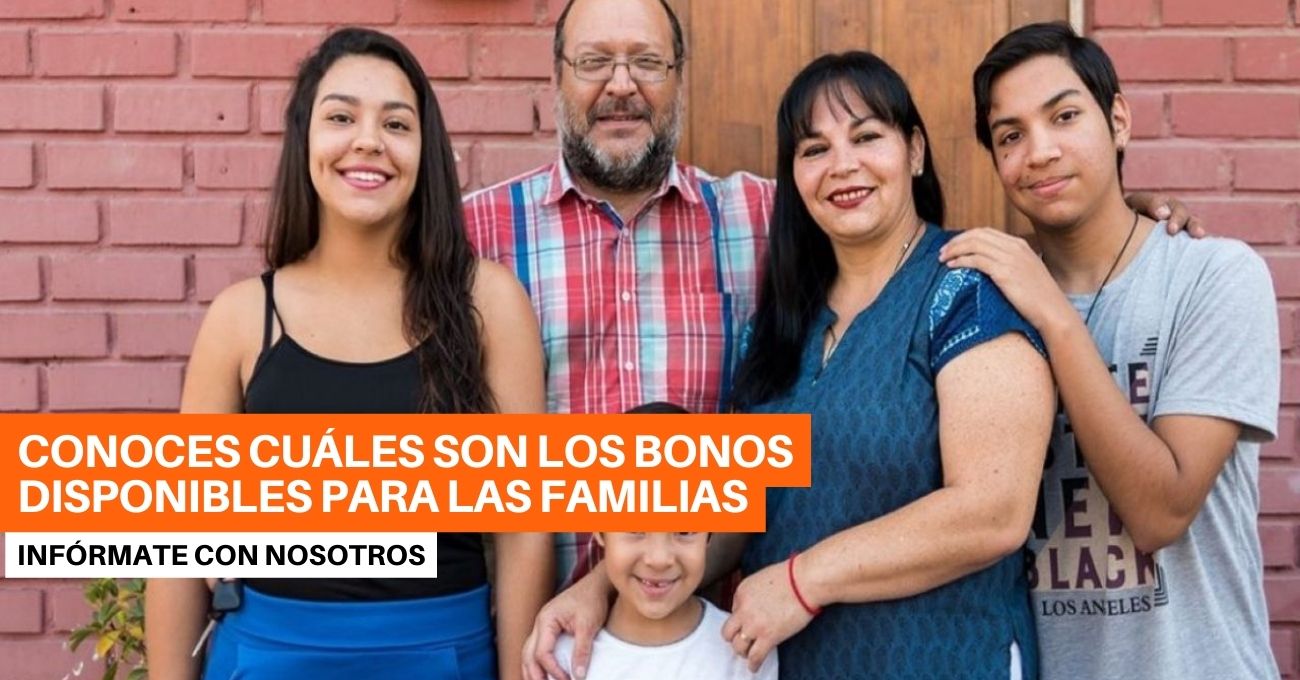 Revisa los 6 Bonos familiares en Chile: ¿Cuánto es el monto?