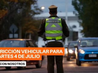 Restricción Vehicular en Santiago: Conozca los Autos que No Pueden Circular este Martes 4 de Julio