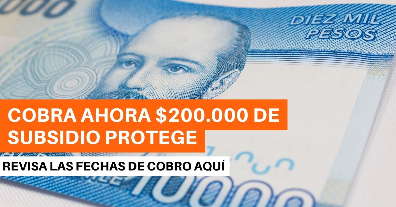 $200.000 de Subsidio Protege: ¿Cuántos pagos quedan del beneficio?