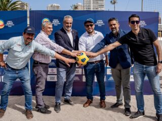 Todo listo para iniciar la fiesta del deporte Copa Conmebol Sub20 Fútbol Playa en Iquique