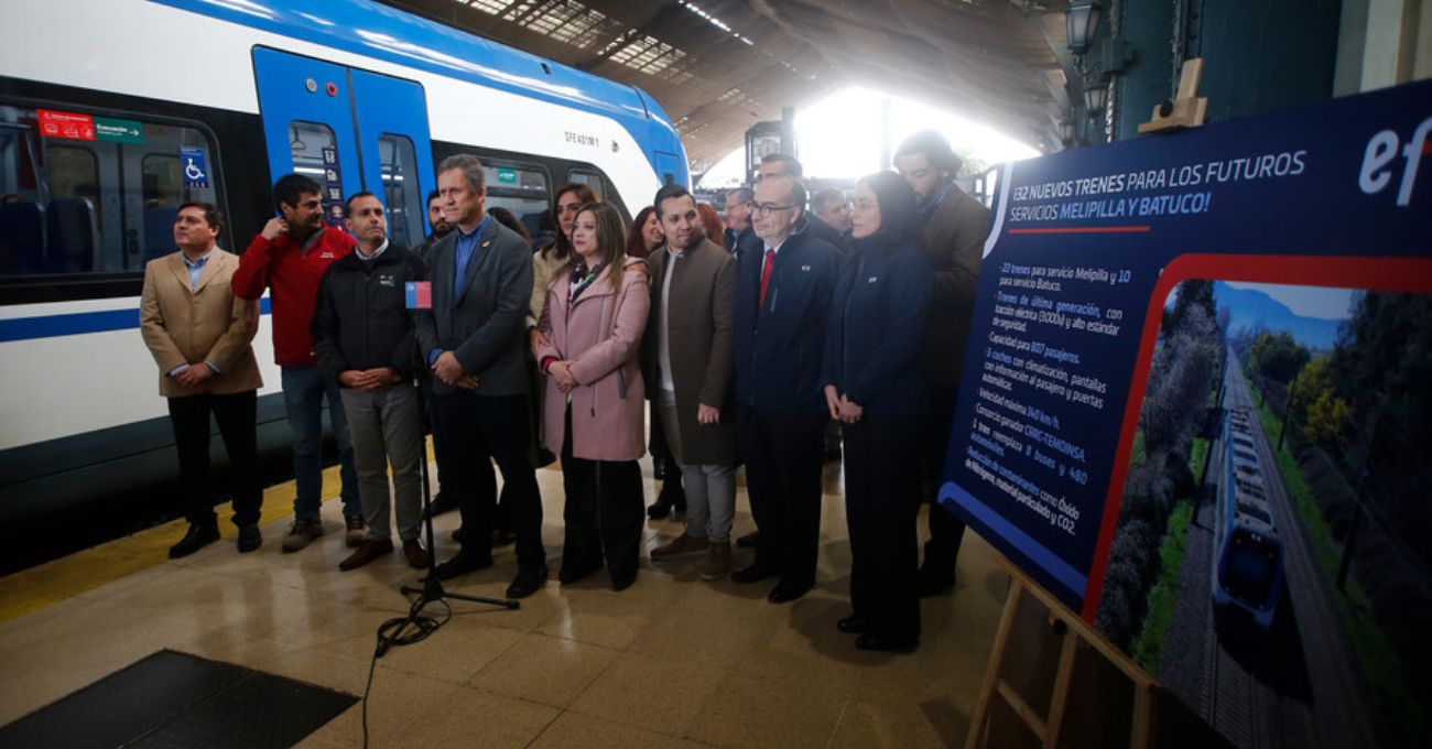 Estado adquiere 32 trenes para tramo MELIPILLA-ALAMEDA y QUINTA NORMAL-BATUCO