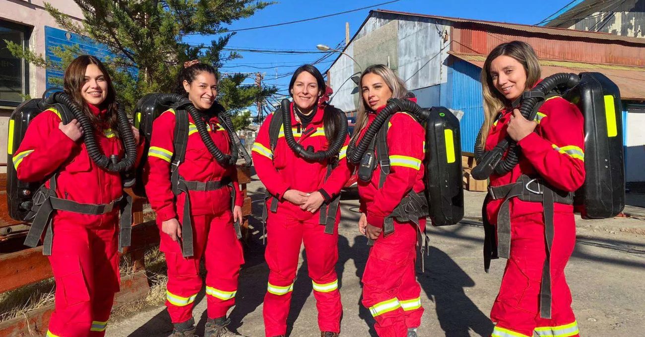 Cinco brigadistas mujeres se suman a equipo especializado de rescate en interior mina de El Teniente