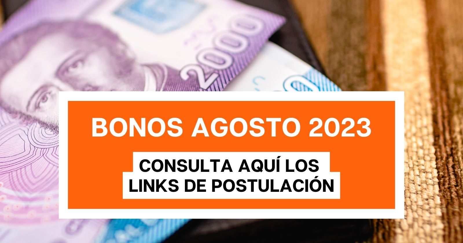 Revisa con tu RUT Bonos disponibles en Agosto 2023, te entregamos el enlace de postulación