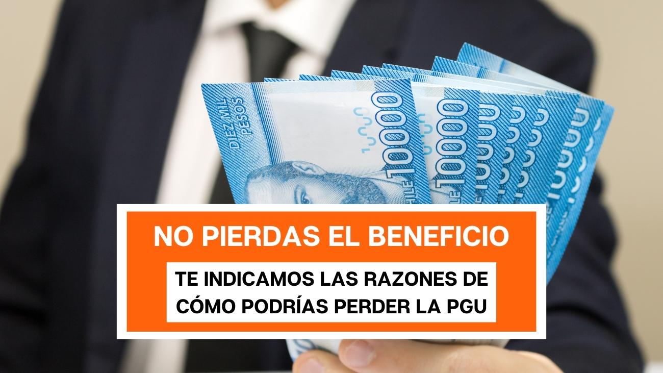 PGU: Estas son las razones por las que puedes perder el beneficio