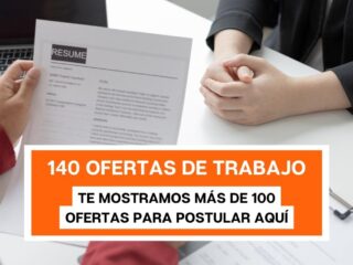 140 Ofertas Laborales: Empresas SB busca trabajadores