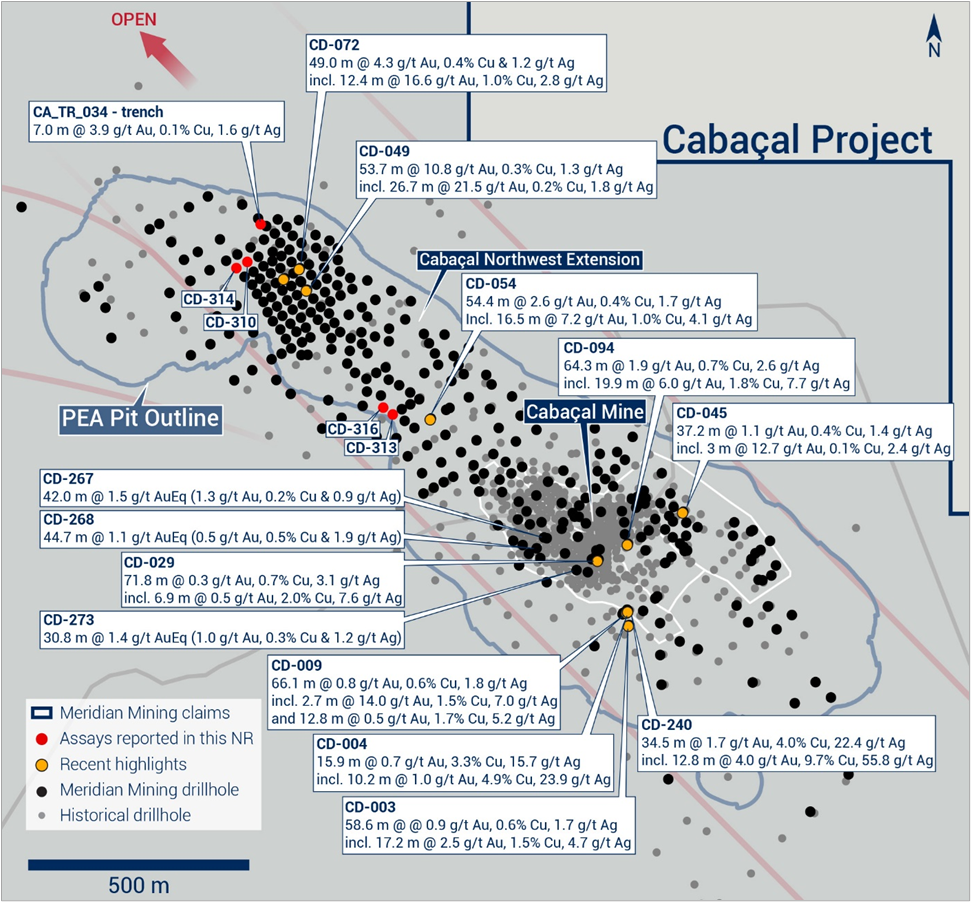 Meridian Mining confirma oro de alta ley en Santa Helena