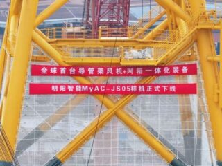 A China no le basta con crear los mayores molinos de eólica marina. Ahora quiere que sirvan también para criar peces