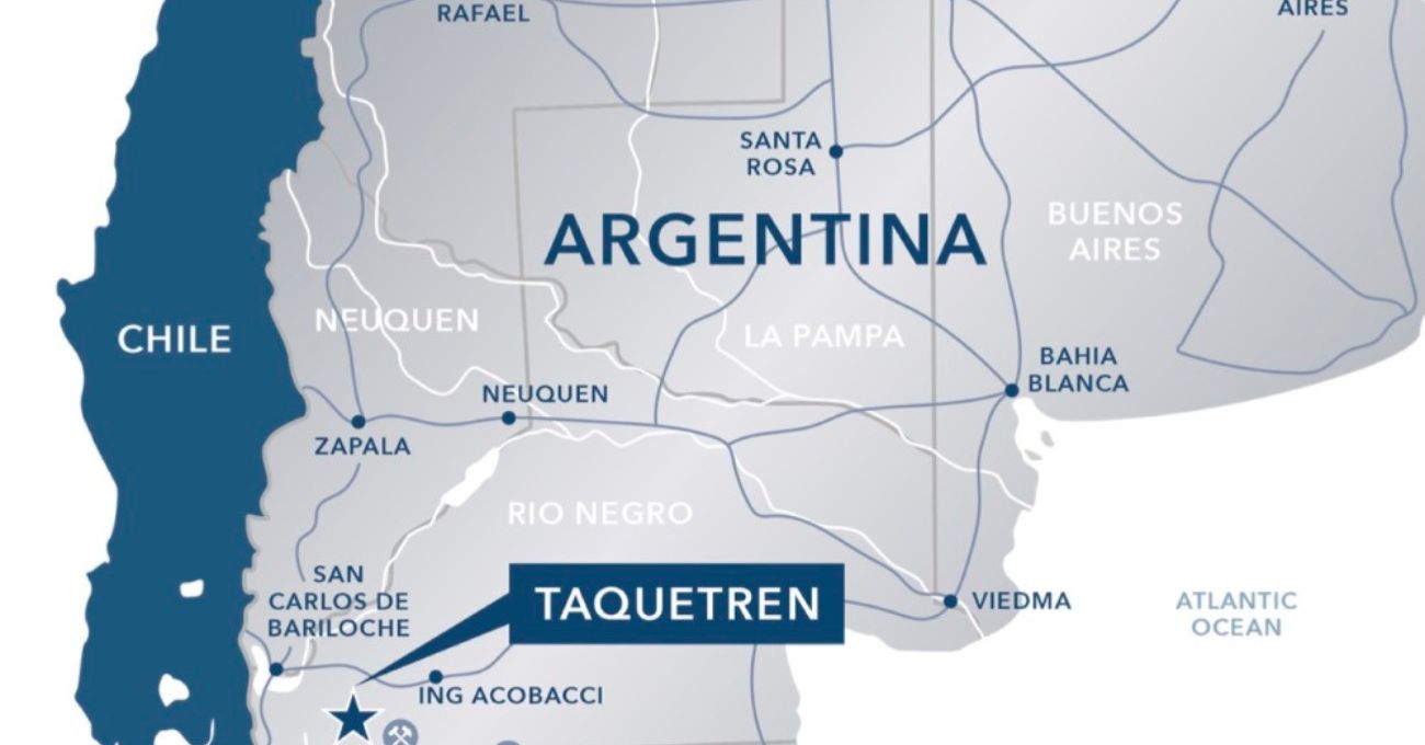 Actualización del Proyecto Norseman Silver, Taquetren, Río Negro, Argentina