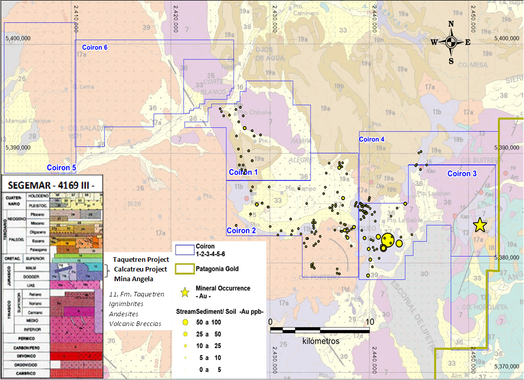 Actualización del Proyecto Norseman Silver, Taquetren, Río Negro, Argentina