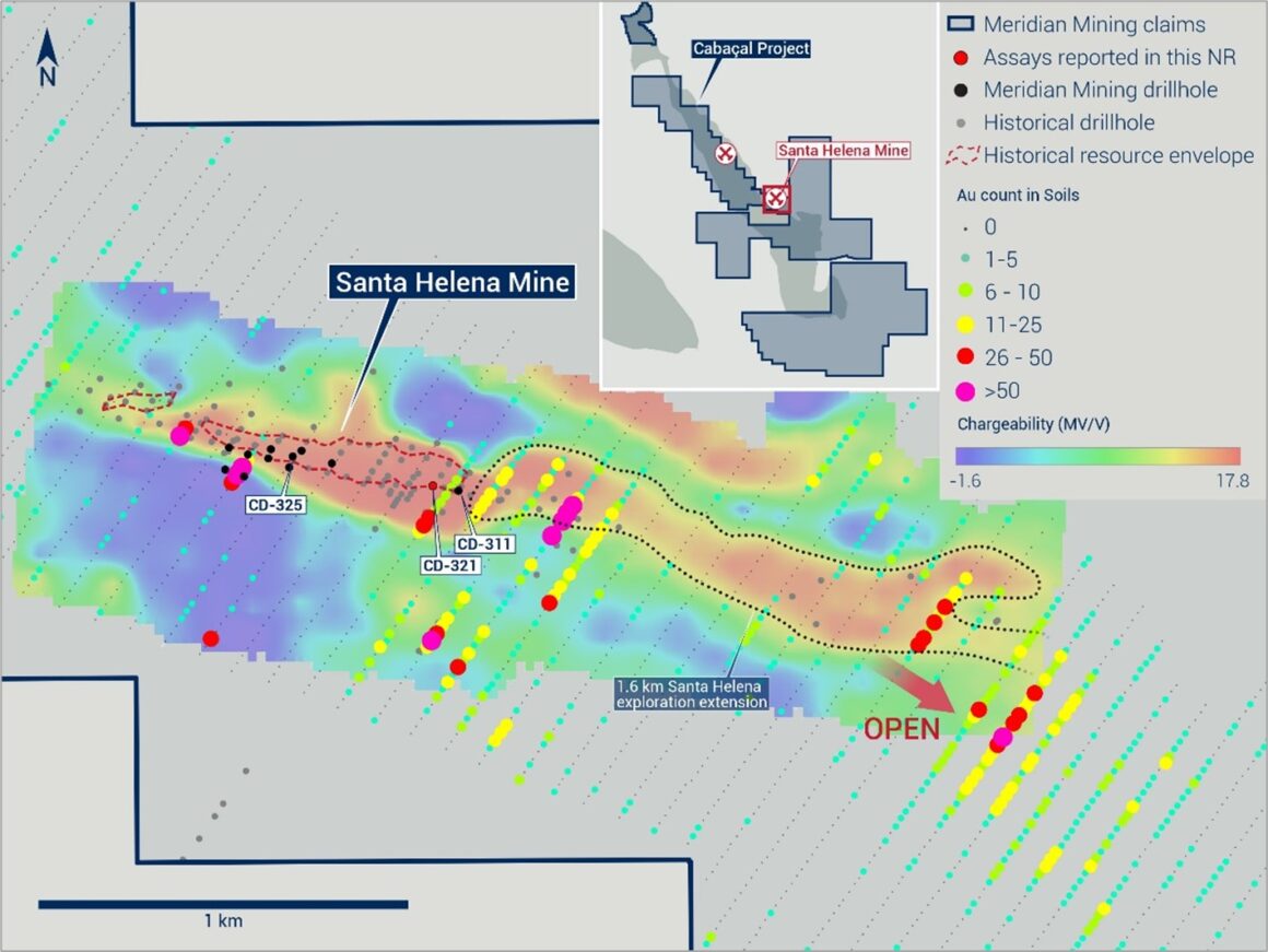 Meridian Mining confirma oro de alta ley en Santa Helena