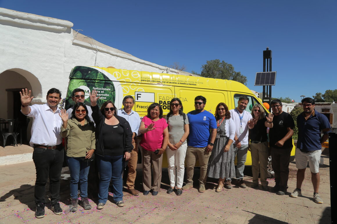 Un vehículo 100% eléctrico llamado Fraccionín entregará medicamentos a las comunidades del Salar de Atacama